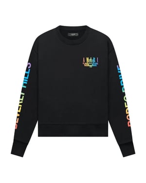 Amiri Xo Beverly Hills - Schwarzer Pullover Mit Rundhalsausschnitt