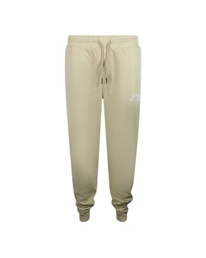 Beige Jogginghose „cavalli Class" Mit Auffälligem Logo