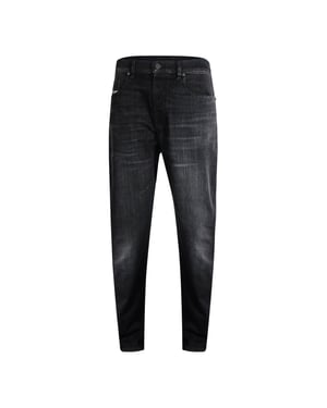 Diesel 1979 - Sleeker - Schwarze Jeanshose Mit Verblichenem Muster