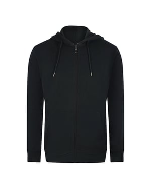 Cavalli Class - Schwarzer Kapuzenpullover Mit Reißverschluss Im Traditionellen Leoparden-design