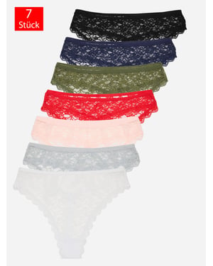 Tazzio Damen String 7er-Pack