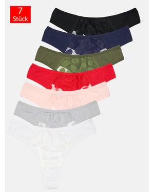 Tazzio Damen String 7er-Pack