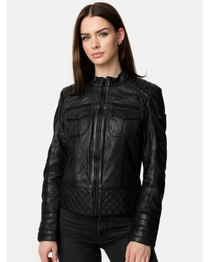 Tazzio Damen Lederjacke