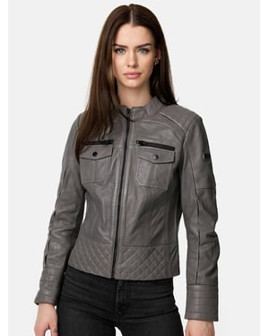 Tazzio Damen Lederjacke