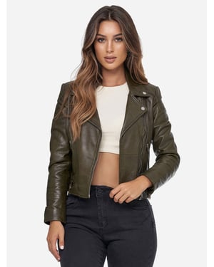 Tazzio Damen Lederjacke