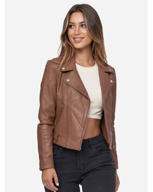 Tazzio Damen Lederjacke