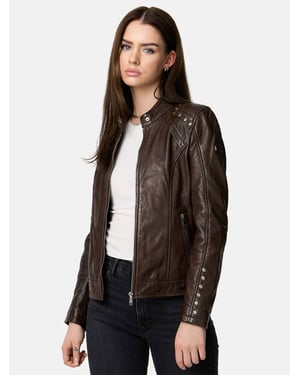 Tazzio Damen Lederjacke