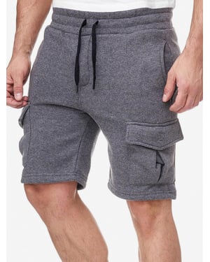 Tazzio Herren Cargo Sweatshorts - Anthrazit