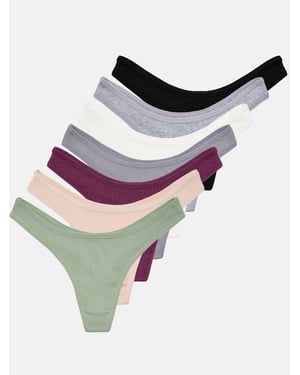 Tazzio Damen Slip 7er-Pack