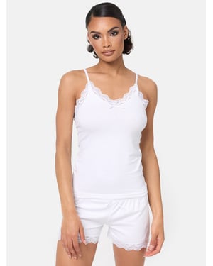 Tazzio Damen Nachtwäsche-Set Unterhemd und Panty