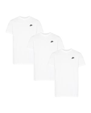 3er-Pack Nike Sportswear Club T-Shirts für Herren in Weiß