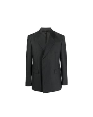 Prada Zweireihige Wolljacke