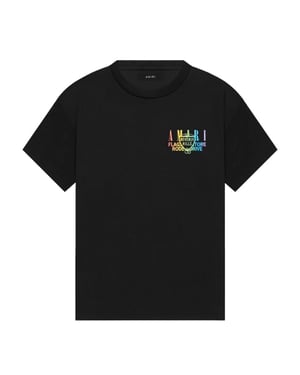 Amiri Xo Beverly Hills Schwarzes T-shirt