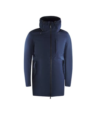 Aquascutum Active 3-way Parka Marineblaue Daunenparkajacke