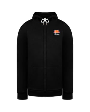 Ellesse Herren Schwarz Full Zip Trackjacke