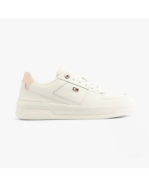 Tommy Hilfiger Flag Basket Sneaker für Damen - Rosa