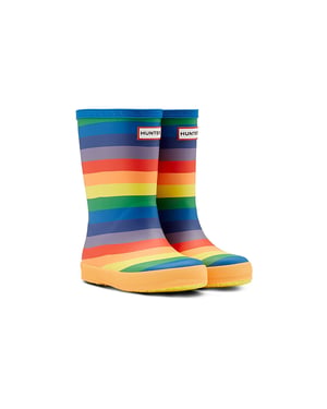 Hunter First Rainbow Print Gummistiefel Für Kinder Unisex Bunt