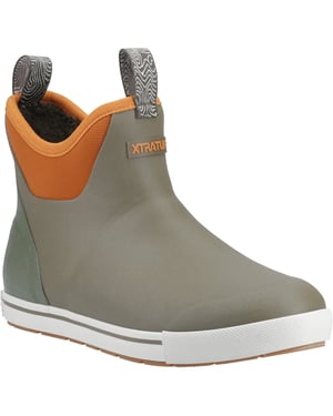 Xtratuf Knöchel Deck Camp Stiefel Gummi Herren Oliv Wellington Stiefel