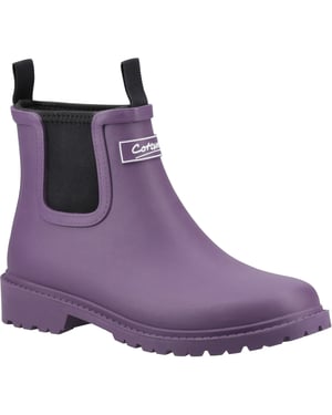 Cotswold Barton TPR+Neopren Damen lila Gummistiefel