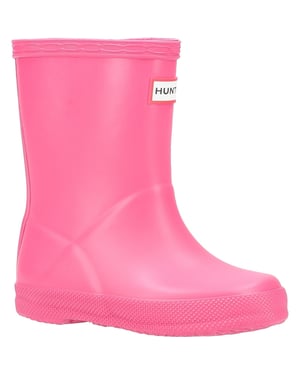 Hunter Kids First Matte Gummistiefel In Leuchtendem Pink