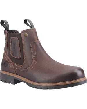 Cotswold Chipping Leder Herren Stiefel Braun