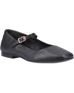 Hush Puppies Pasha Damen Schwarze Lederschuhe