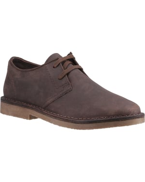 Hush Puppies Scout Leder Schnürschuhe für Herren in wachsbraun