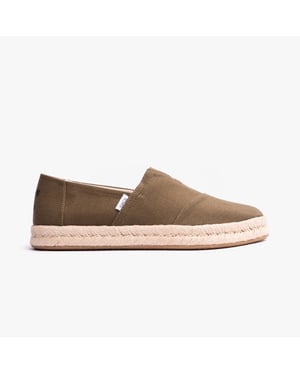 Toms Alpargata Rope 2.0 Herren Espadrilles Olivgrün