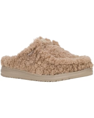 HEYDUDE Wendy Polyester Damen Timberwolf Clogs