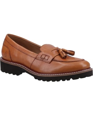 Hush Puppies Ginny Leder Damen Tan Loafers