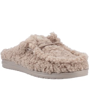 HEYDUDE Wally Polyester Herren Timber Wolf Pantoletten