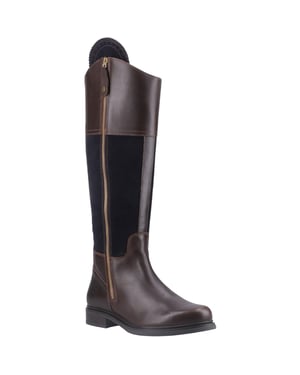 Cotswold Buscot Leder Damenstiefel Braun/Marineblau