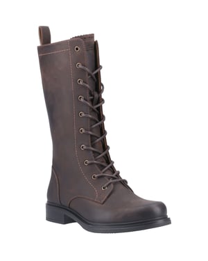 Cotswold Hidcote Leder Damenbraune Stiefel