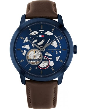Tommy Hilfiger Herrenuhr Automatique Schwarz