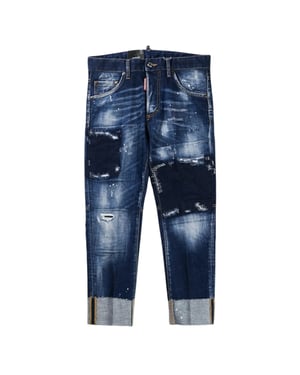 Dsquared2 - Sailor Jean - Dunkelblaue Jeanshose Mit Patch