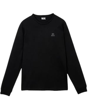 Diesel - Langärmliges Schwarzes T-shirt