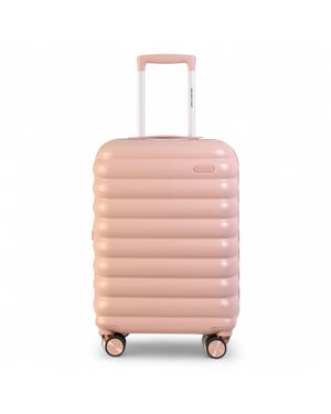 Hartschalen-Kabinenkoffer, 37 x 22 x 55 cm, Rosa, TSA-sicher, geeignet für Easyjet, Ryanair
