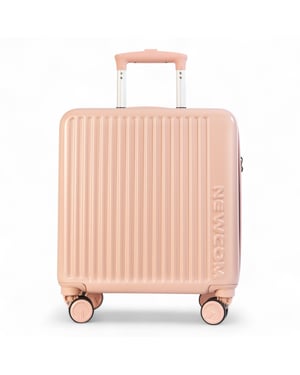 Hartschalen-Kabinenkoffer, 44 x 22 x 38 cm, Rosa, TSA-sicher, geeignet für Easyjet, Ryanair