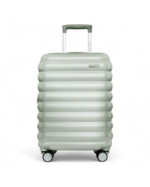 Hartschalen-Kabinenkoffer, 37 x 22 x 55 cm, Grün, TSA-sicher, geeignet für Easyjet, Ryanair