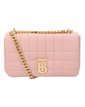Burberry – Lola Mini-Tasche aus gestepptem Leder