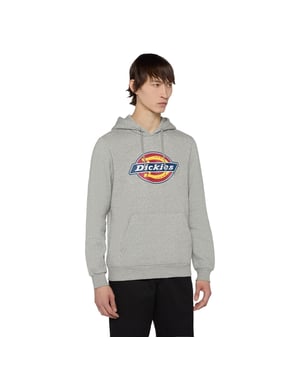 Dickies Icon Logo Hoodie Unisex Erwachsene Grauer Kapuzenpullover