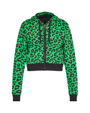 Mymo Sweatshirt Frauen Grün Leo