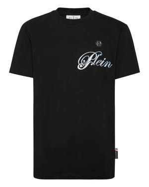 Round Neck T-Shirt Gradient Skull