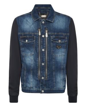 Composed Denim Zip Jacket College