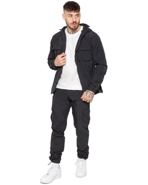 Enzo Milano | Herren Poly Cargo Trainingsanzug Set