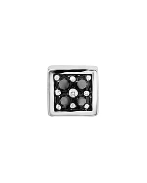cai Single-Ohrstecker 925 Sterling Silber rhodinert Spinell