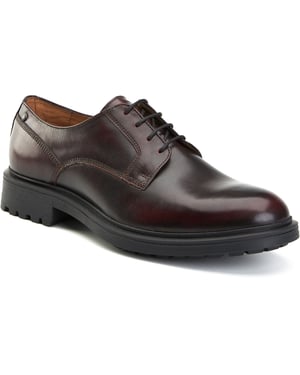 Base London Locke Leder Herren Bordo Schnürschuhe