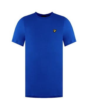 Lyle & Scott Einfarbiges Herren T-Shirt Blau