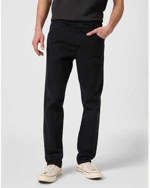 Wrangler GREENSBORO Black Rinse Jeans - Schwarz