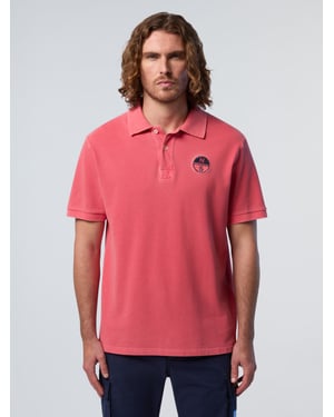 North Sails Polohemd Mit pigmentgefärbtem Finish